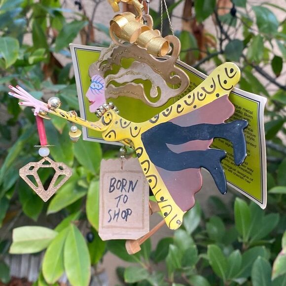 NWT Vintage SILVESTRI by Karen Rossi Fanciful Flights Ornament Animal Shopper - Picture 7 of 13